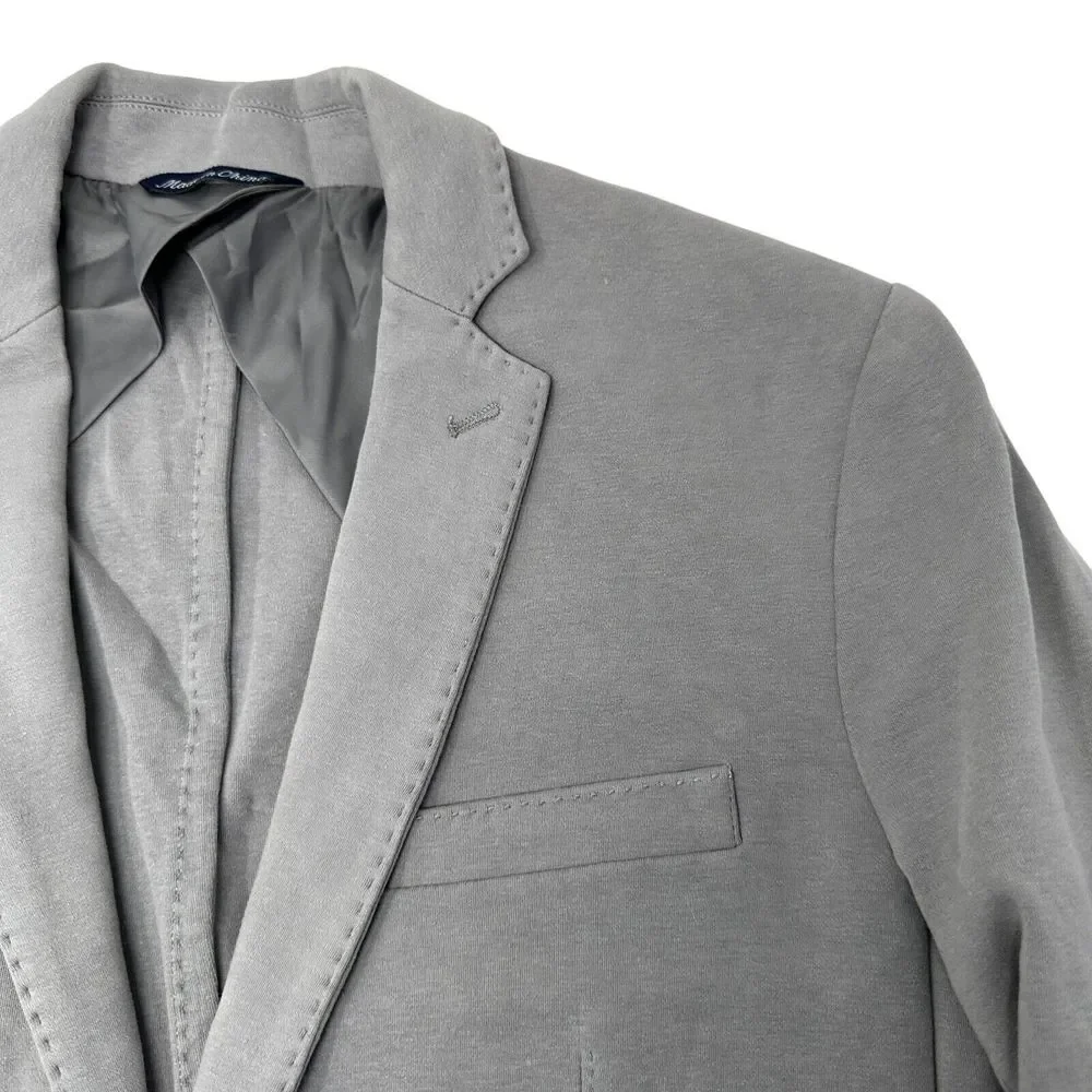 RED SAKS FIFTH AVENUE Mens Gray Sport Coat Blazer‎ Gray Cotton Spandex Small